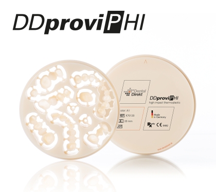 DD provi PHI - термопластичен РММА диск за CAD CAM